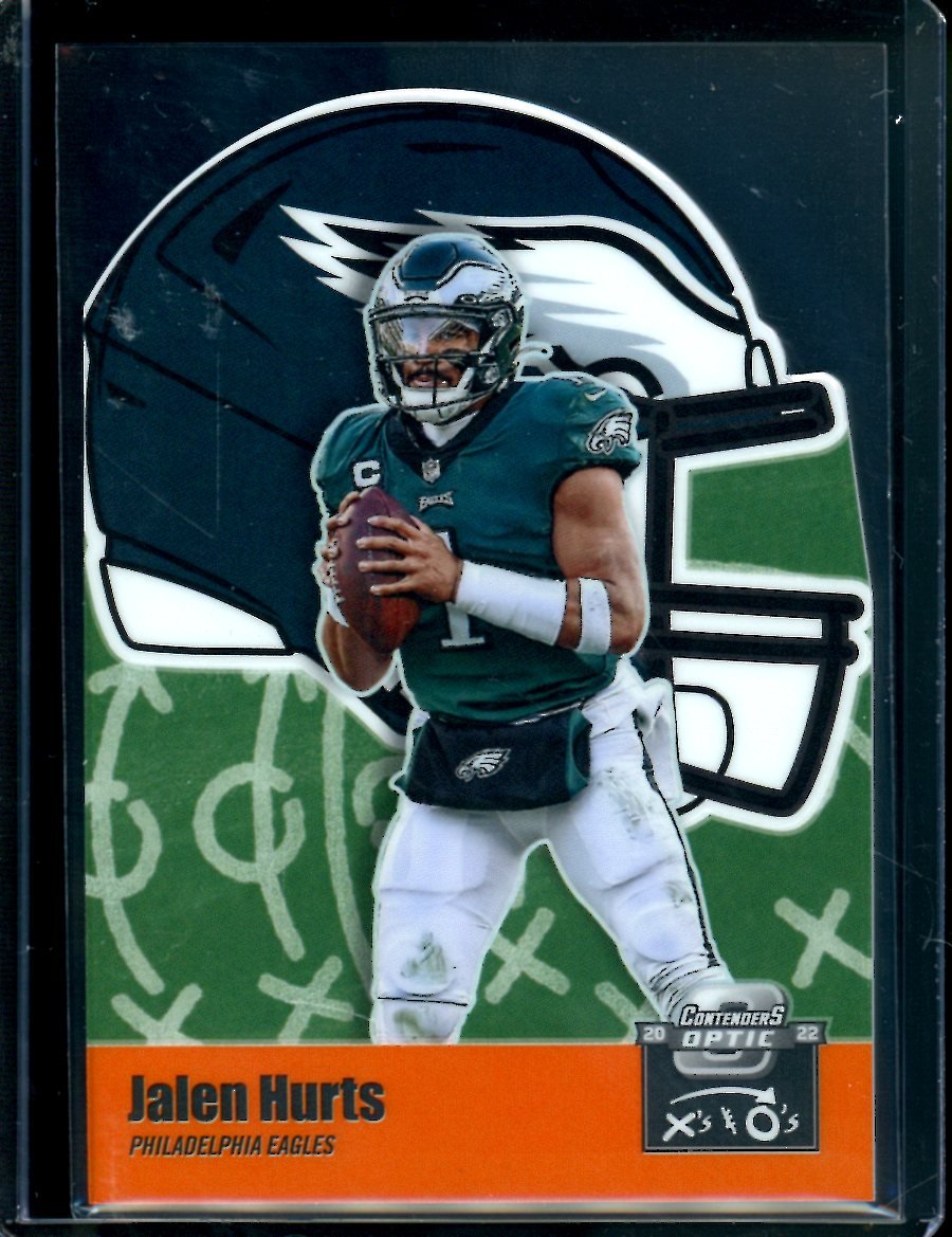2022 Panini Contenders Optic Jalen Hurts X's & O's Orange /50 Eagles