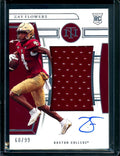 2023 Panini National Treasures Collegiate Zay Flowers Rookie RPA True /99 Boston College