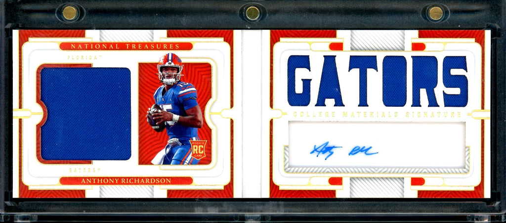 2023 Panini National Treasures Collegiate Anthony Richardson Rookie RPA Booklet /49 Florida