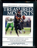 2019 Panini National Treasures Lamar Jackson Treasures Moments /75 Ravens