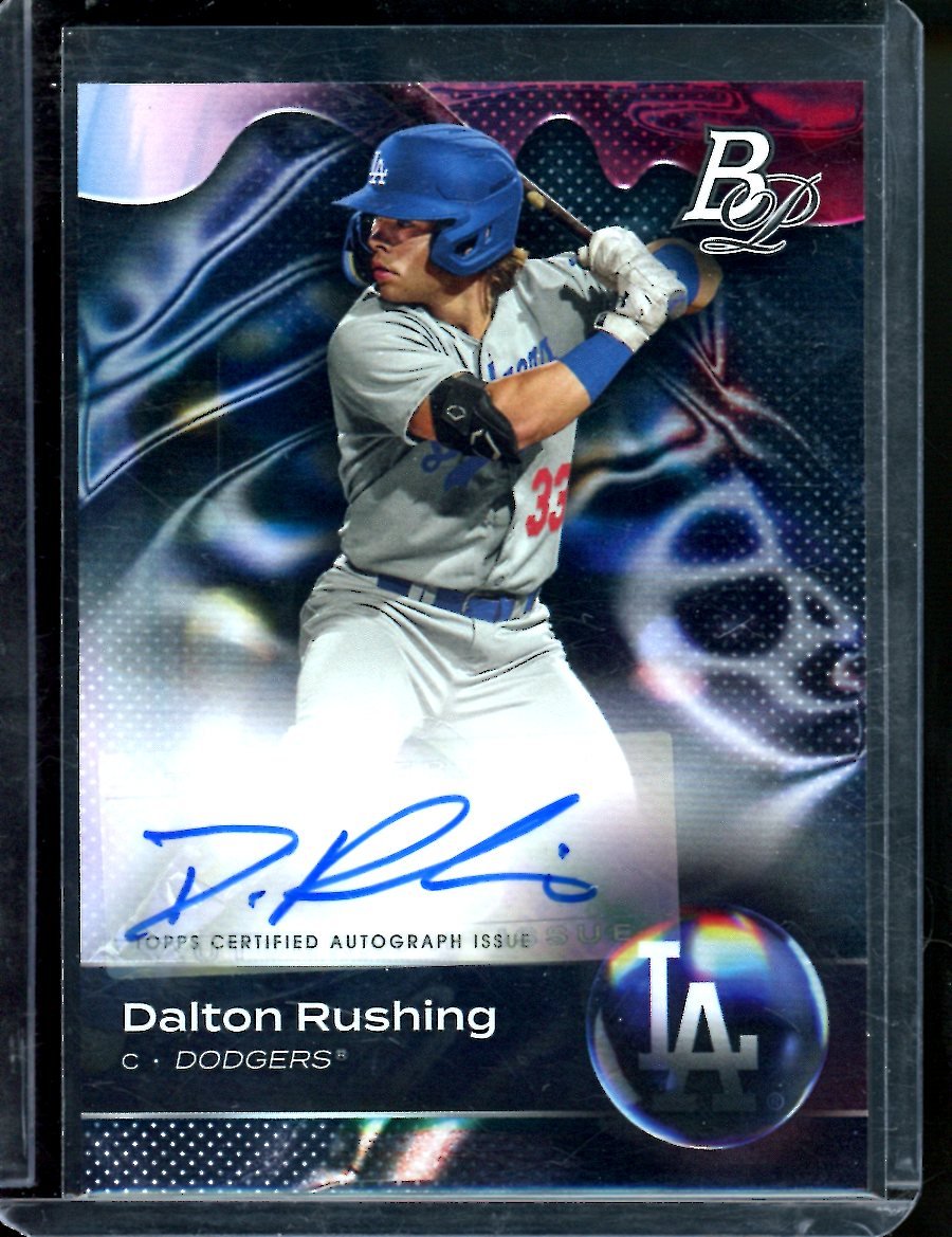 2023 Topps Bowman Platinum Dalton Rushing Auto Dodgers