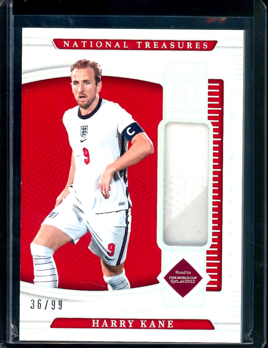2022 Panini National Treasures Harry Kane Timeline Materials Patch /99 England