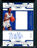 2022 Panini National Treasures Collegiate TyTy Washington College Silhouette Patch Auto /25 Kentucky