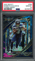 2022 Panini Select Kenneth Walker III Rookie Cosmic Prizm PSA 10 Seahawks