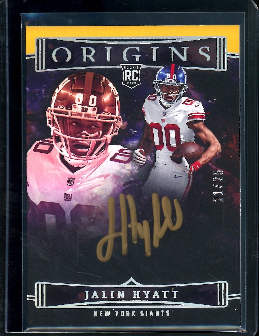 2023 Panini Origins Jalin Hyatt Rookie Auto /25 Giants