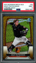 2023 Bowman Chrome Adley Rutschman Rookie Mega Box Gold /50 PSA 9 Orioles
