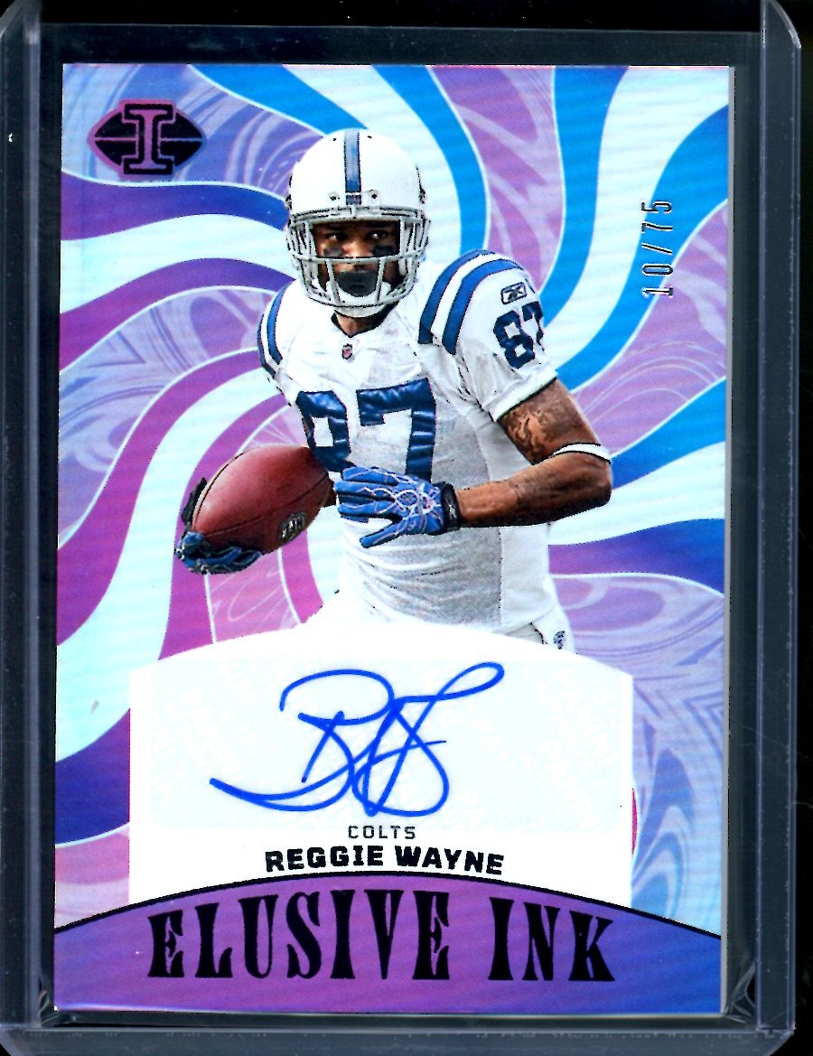 2023 Panini Illusions Reggie Wayne Elusive Ink Auto /75 Colts
