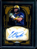 2026 Topps Chrome Caleb Durbin Ink Strokes Autograph Gold /50 Brewers