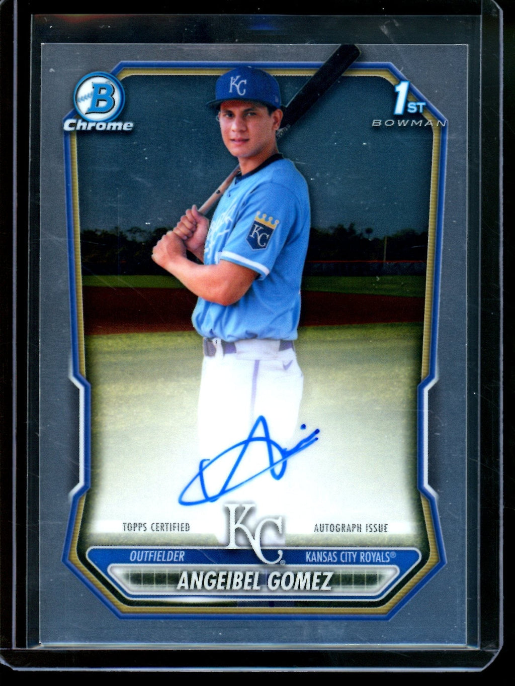 2026 Bowman Chrome Angeibel Gomez 1st Autograph Royals