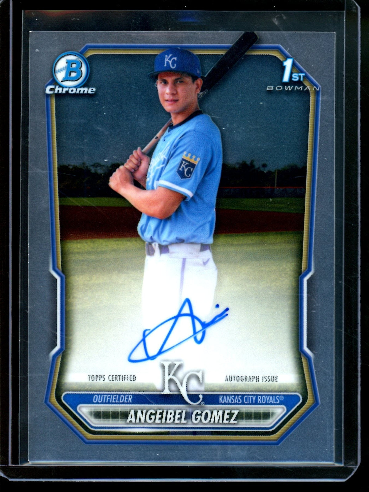 2026 Bowman Chrome Angeibel Gomez 1st Autograph Royals