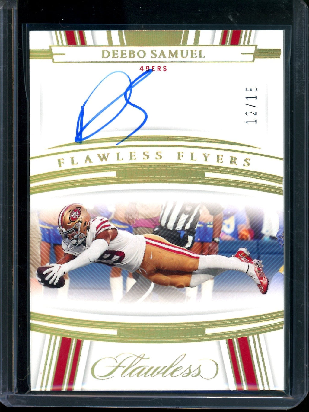 2022 Panini Flawless Deebo Samuel Flawless Flyers Autograph /15 49ers
