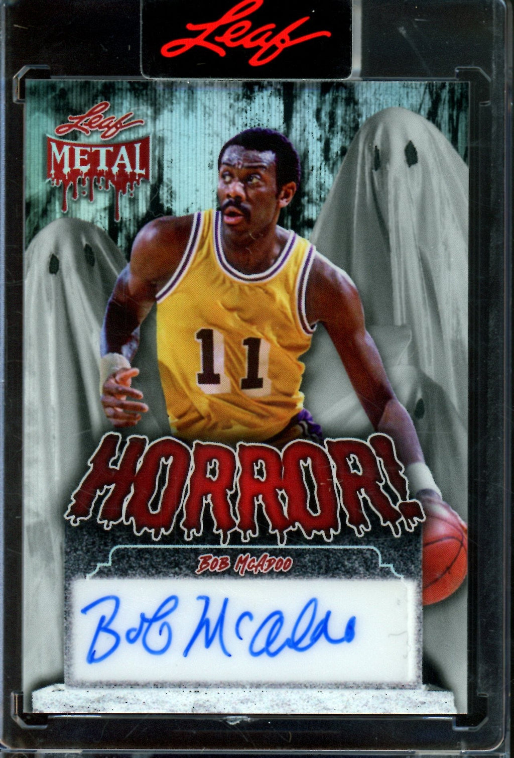 2025/26 Leaf Metal Bob McAdoo Ghosts Autograph 1/1 Lakers