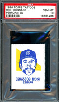 1986 Topps Tattoos Rich Gossage Perforated PSA 10 Padres