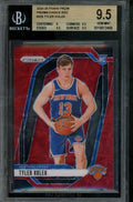 2024/25 Panini Prizm Tyler Kolek Rookie RC Choice Red /88 BGS 9.5 Knicks