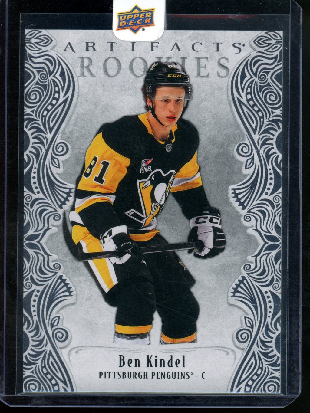 2025/26 Upper Deck Artifacts Ben Kindel Rookie RC Sealed /999 Penguins