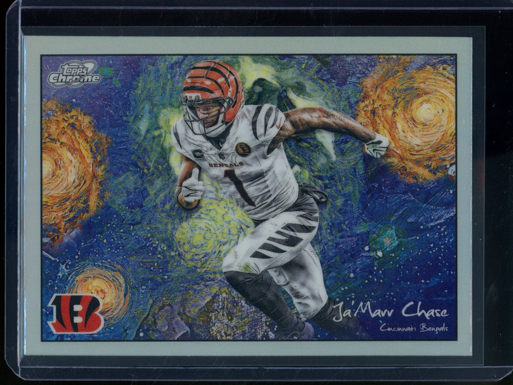 2025 Topps Chrome Cosmic Ja'Marr Chase Stars In the Night SP Bengals