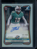 2026 Bowman Chrome Jacob Rodriguez Rookie RC Refractor Autograph /499 Dolphins