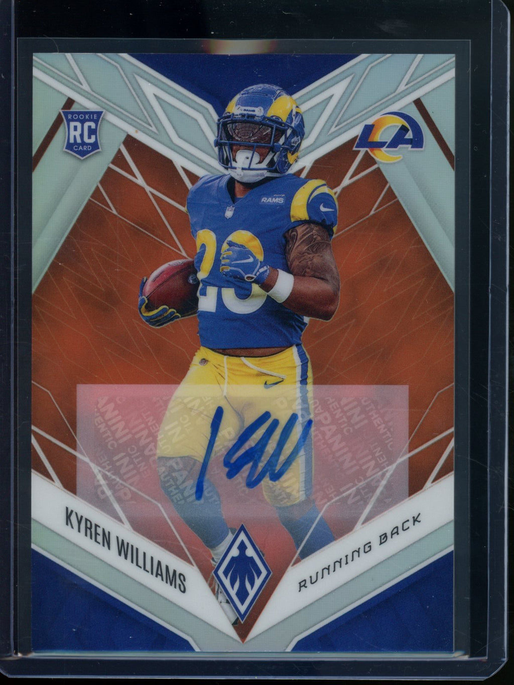 2022 Panini Phoenix Kyren Williams Rookie RC Autograph /50 Rams