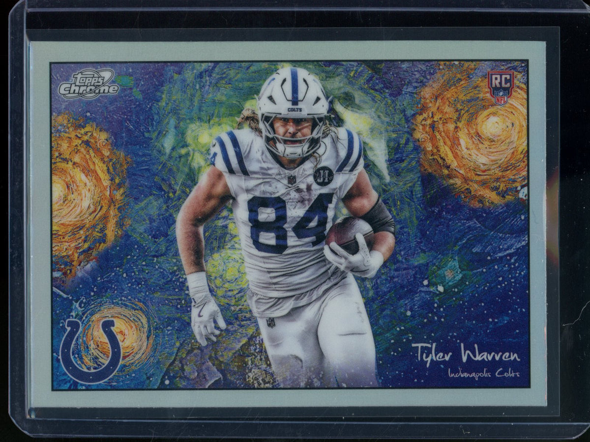 2025 Topps Chrome Cosmic Tyler Warren Rookie RC Stars In the Night SP Colts