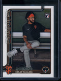 2025 Topps Flagship Raymond Burgos Rookie RC Golden Mirror SSP Giants
