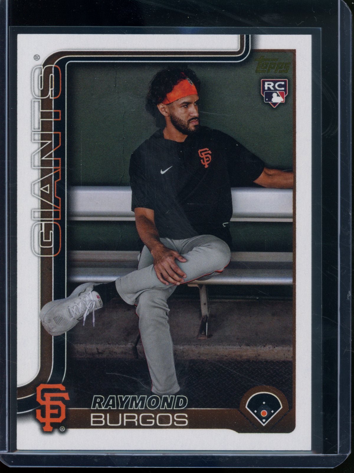 2025 Topps Flagship Raymond Burgos Rookie RC Golden Mirror SSP Giants