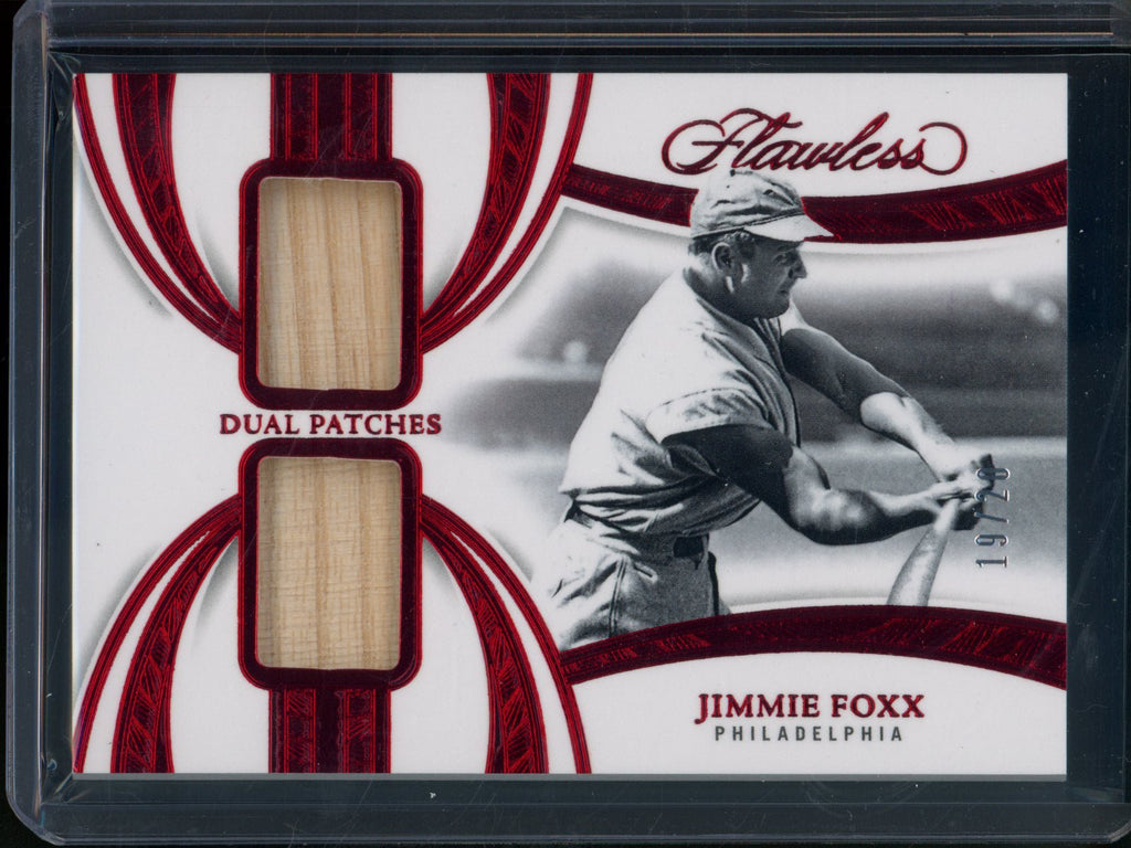 2025 Panini Flawless Jimmie Foxx Dual Bat Relic Ruby /20 Phillies