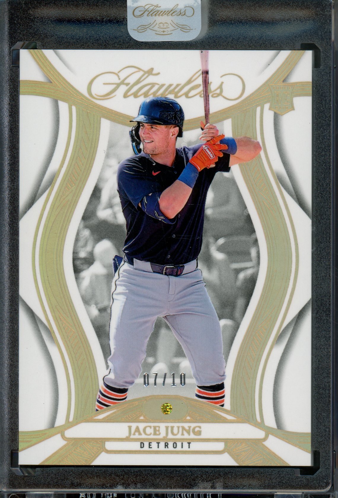 2025 Panini Flawless Jace Jung Rookie RC Gold /10 Tigers