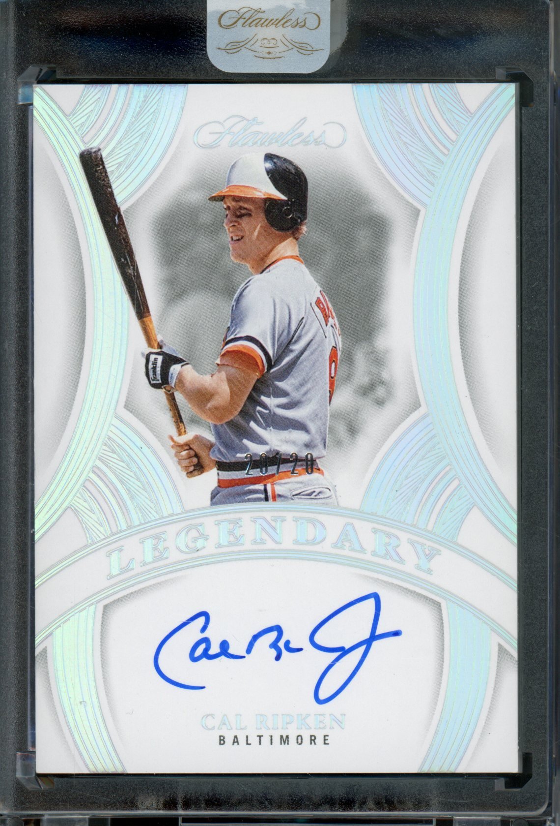 2025 Panini Flawless Cal Ripken Legendary Autograph Encased /20 Orioles