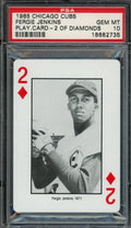 1985 Playing Cards Fergie Jenkins 2 of Diamonds PSA 10 Cubs