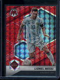 2021/22 Panini Mosaic Lionel Messi Red Reactive Argentina