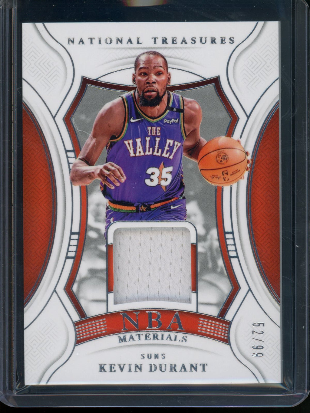 2024/25 Panini National Treasures Kevin Durant Jersey Relic /99 Suns