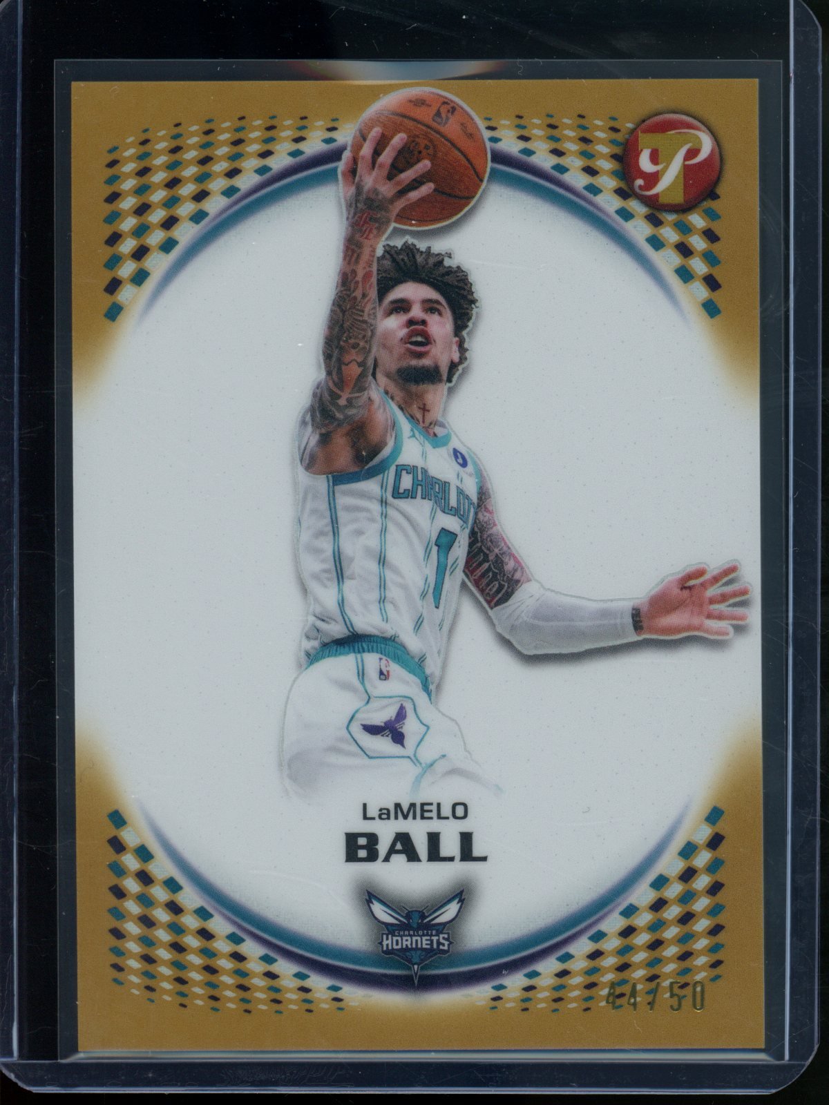 2025/26 Topps Pristine Lamelo Ball Gold Refractor /50 Hornets / Timberwolves
