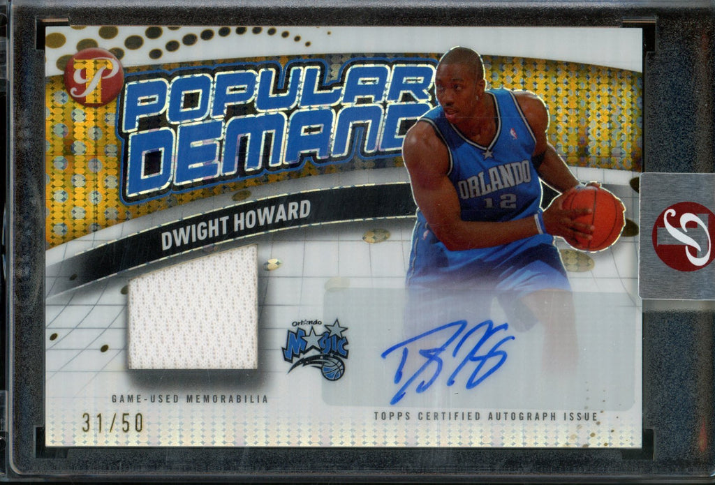 2025/26 Topps Pristine Dwight Howard Popular Demand Gold Relic Autograph /50 Magic