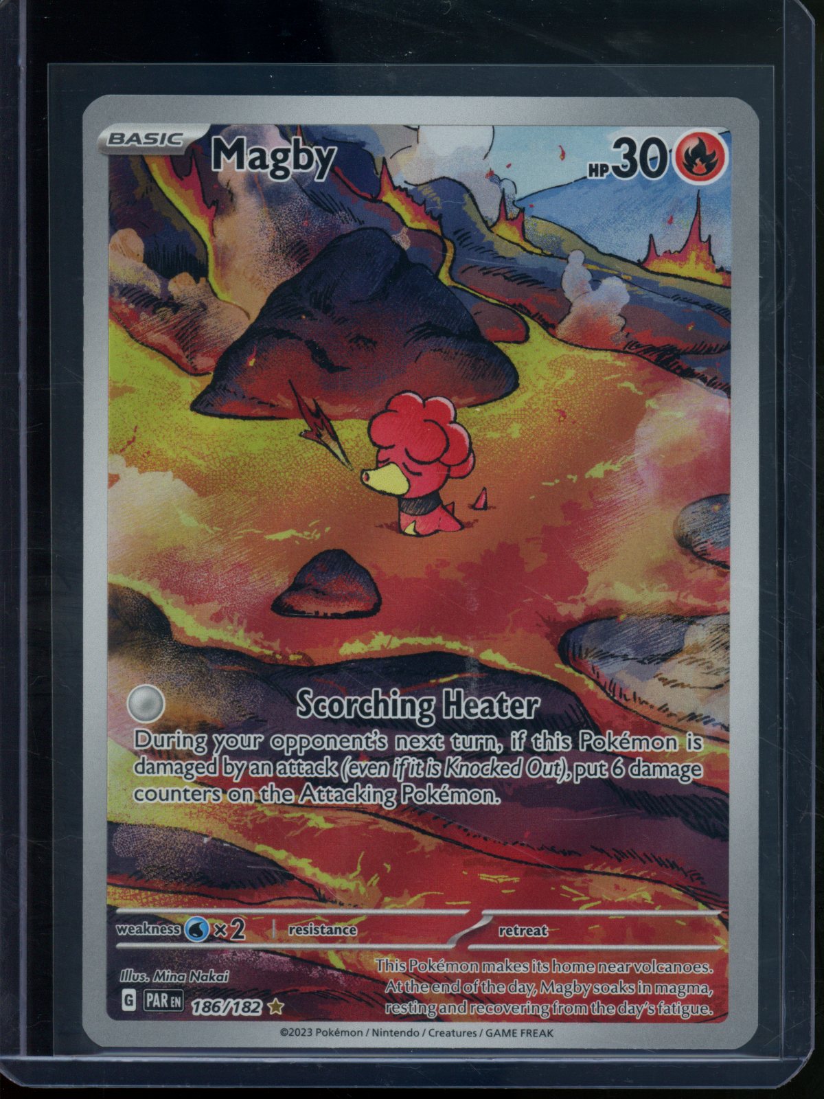 2023 Pokemon Paradox Rift Magby 186/182