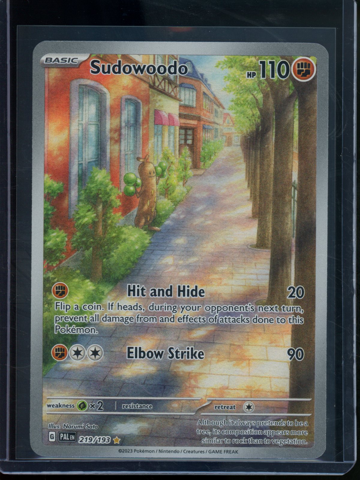 2023 Pokemon Paldea Evolved Sudowoodo 219/193