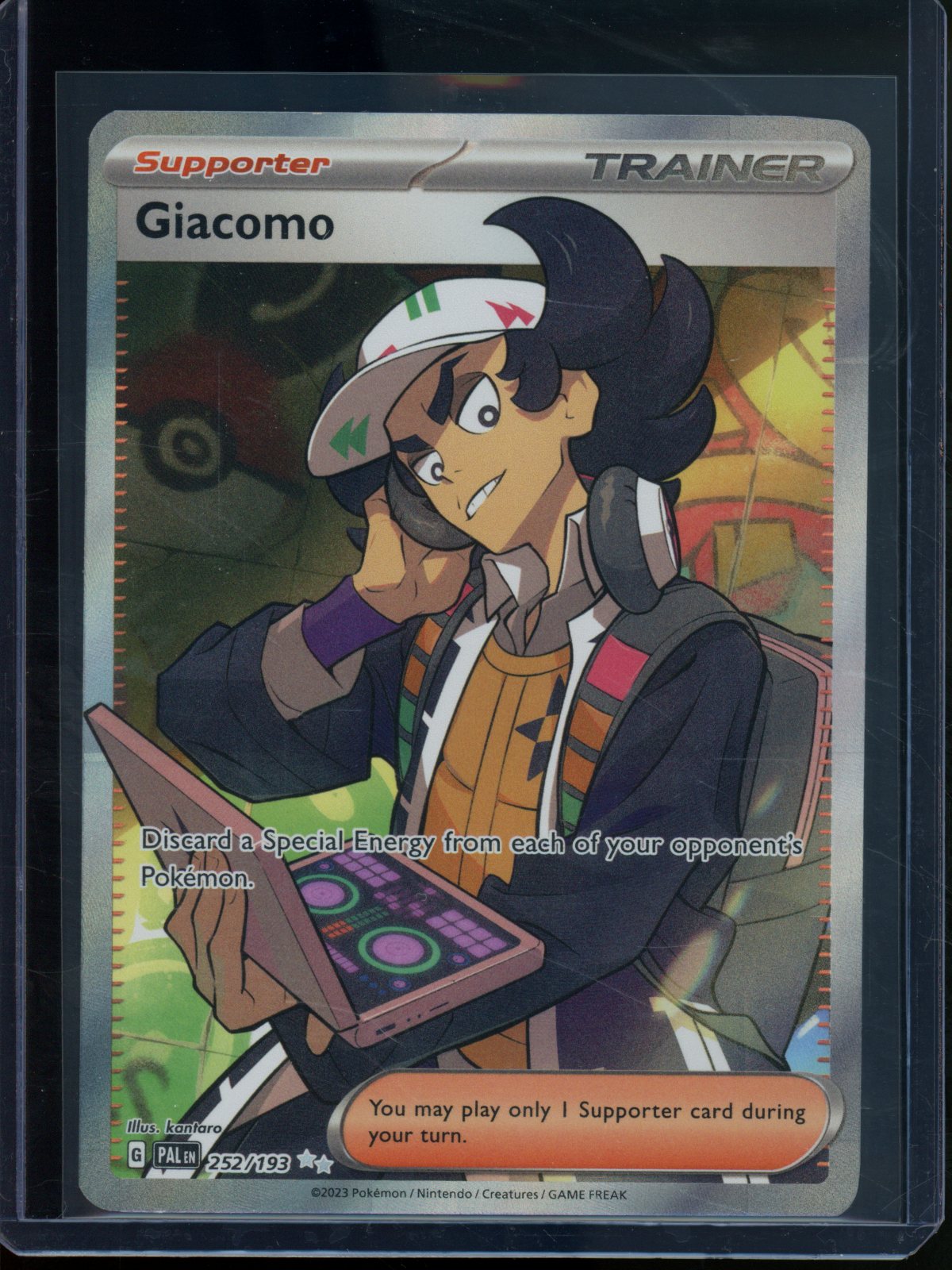2023 Pokemon Paldea Evolved Giacomo 252/193