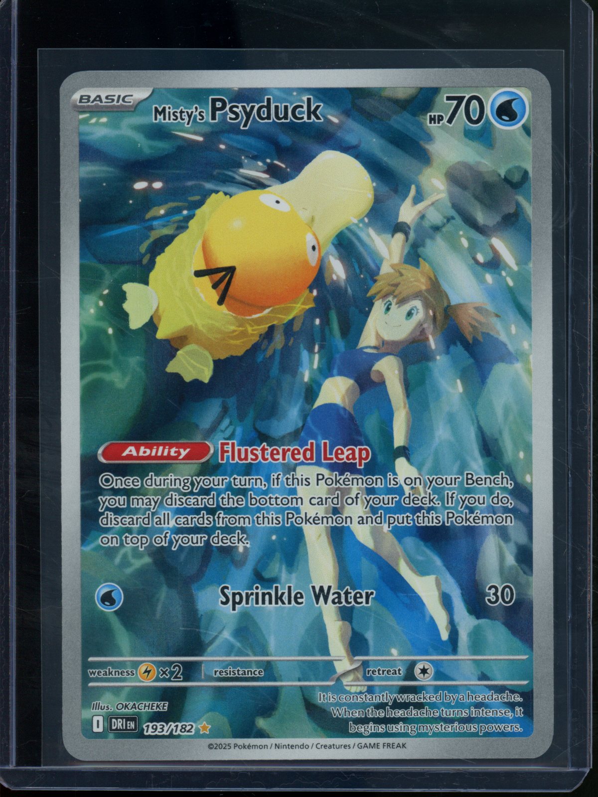 2025 Pokemon Destined Rivals Misty's Psyduck 193/182