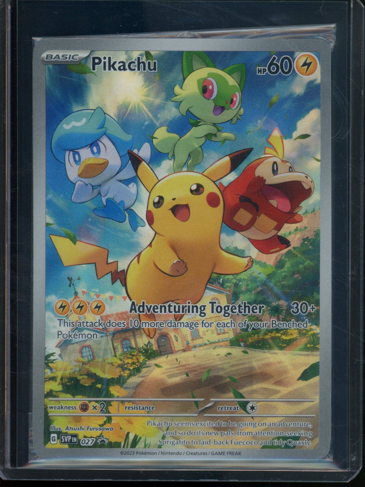 2023 Pokemon Scarlet & Violet Pikachu 027 Promo (Sealed)