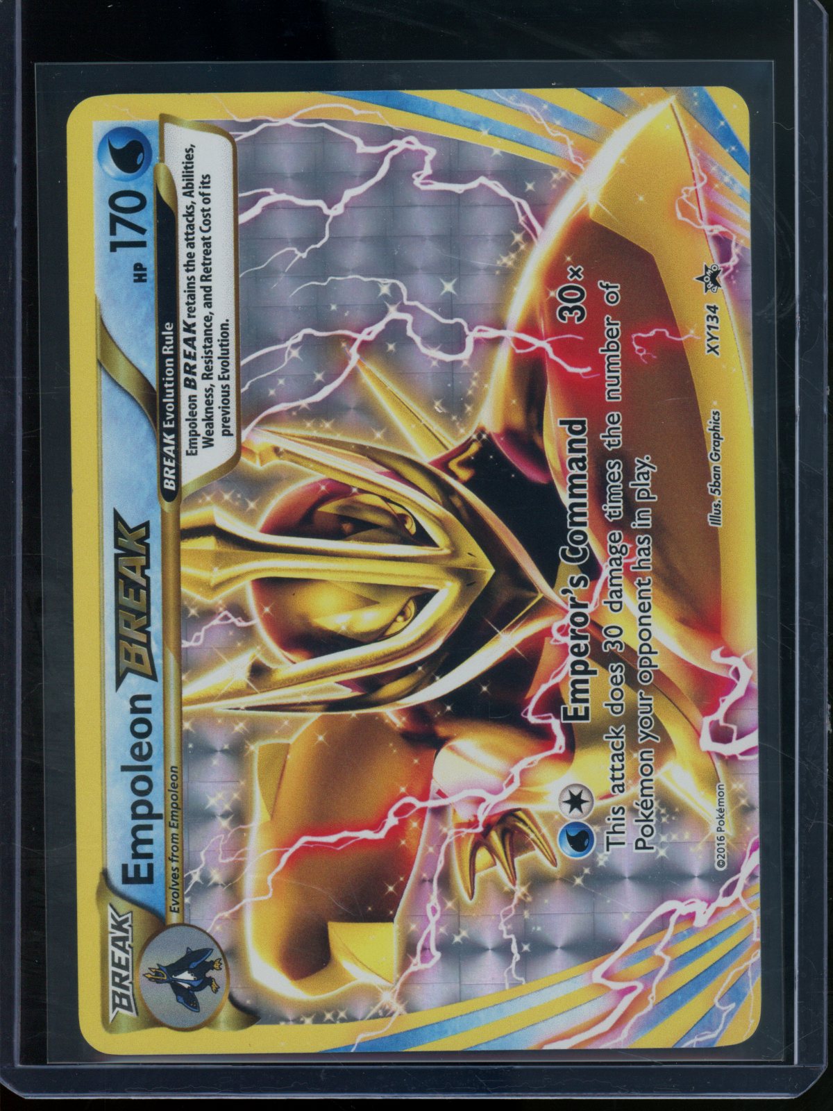 2016 Pokemon XY Empoleon Break XY134 Promo