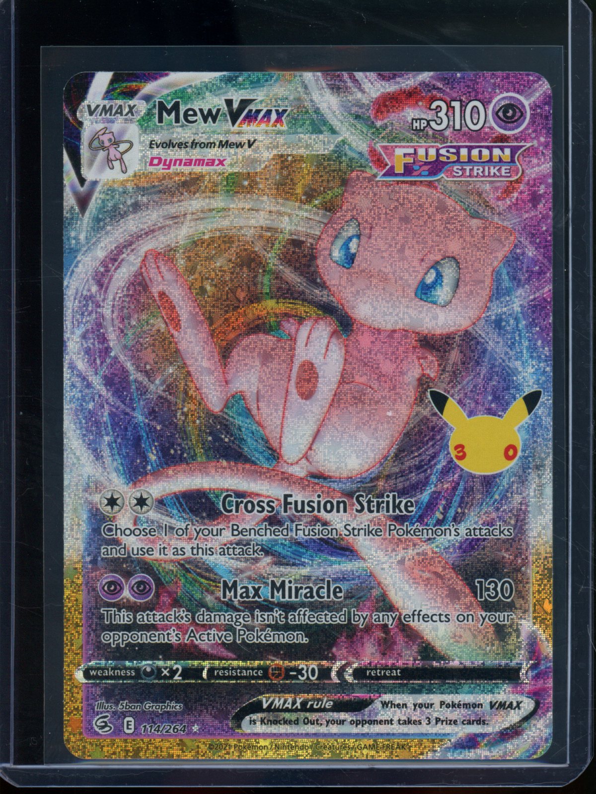 2026 Pokemon 30th Anniversary Mew VMAX 114/264