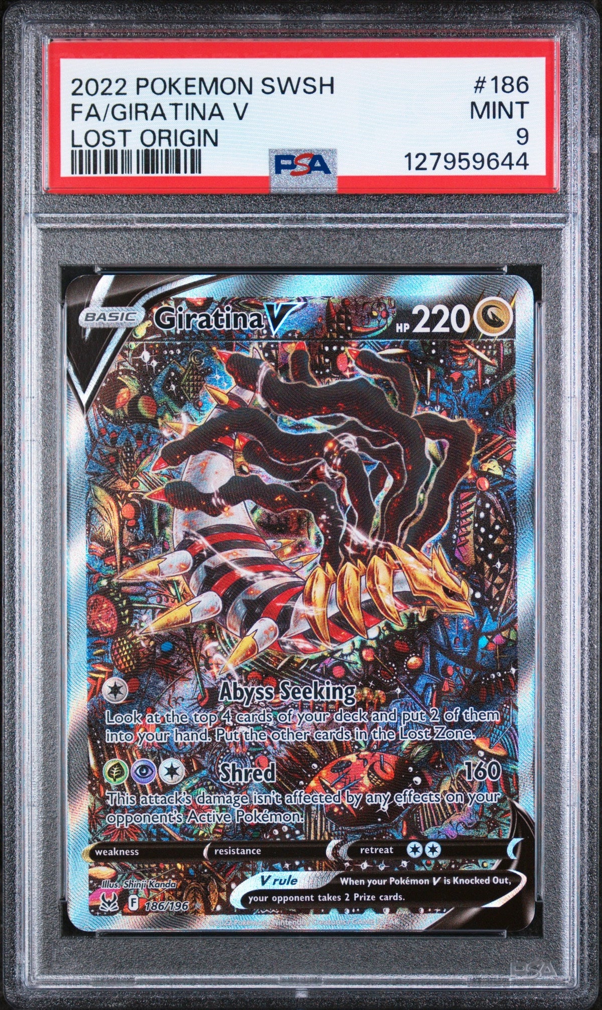 [PSA9] Giratina V 186/196